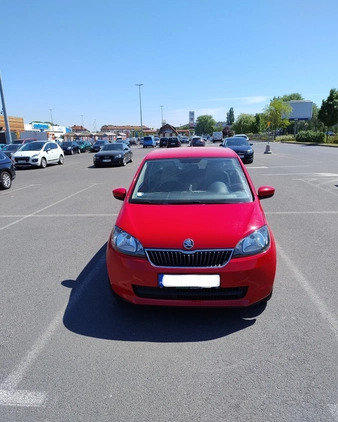 Skoda Citigo cena 19500 przebieg: 96345, rok produkcji 2014 z Szczecin małe 46